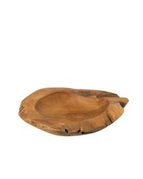 Dish Igor Irregular Teak Wood Natural Large