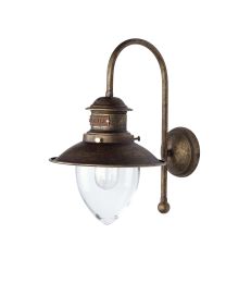 Country Pendant Lamp Antique Bronze, Ship Lamp