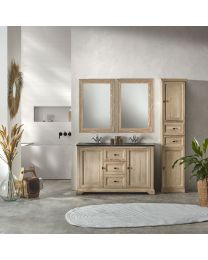 Oak Bathroom Cabinet 140 Cm Janis