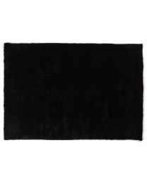 Carpet High Pile Color25 Black 80x150cm