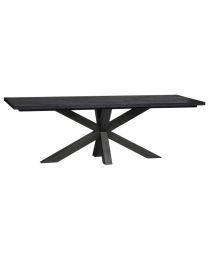 Black Table Dalton With Spin Leg 240cm