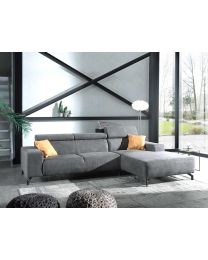 Corner Sofa With Chaise Long, Adjustable Headrest