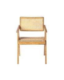 Esszimmerstuhl Aus Teak Und Rattan - Pro 2