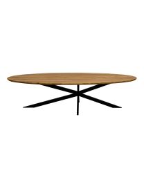 Outdoor Table Oval In Teak Wood