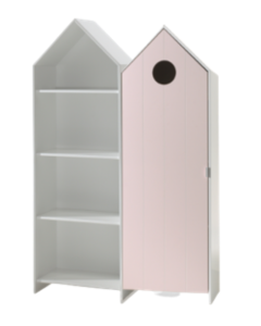 Casami Set 2-tlg. Best. Aus: Regalschrank, Schrank 1-trg. Mit Front In Pink