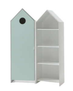 Casami Set 2-tlg. Best. Aus: Regalschrank, Schrank 1-trg. Mit Front In Mint