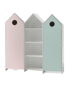 Casami Set 3-tlg. Best. Aus: Schrank 1-trg. Mit Front In Pink, Regalschrank, Schrank 1-trg. Mit Front In Mint