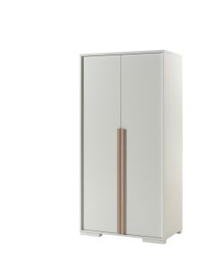 Londen 2door Wardrobe White