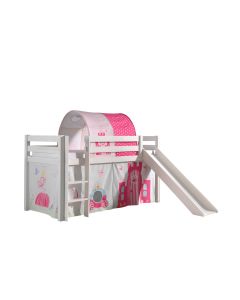 This Pino-combination Contains A Pino  Mid Sleeper + Slide White  And A Curtain Princess And A Tunnel Princess