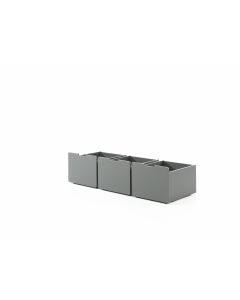 Pino Set Of 3 Drawers Grey