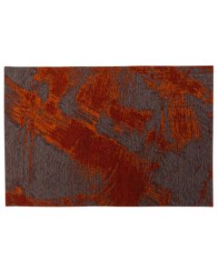 Carpet Design63 Dark Grey With Ochre/red 240x330cm